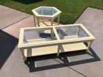 PRICE REDUCED Solid Wood Coffee Table with Matching End Table
