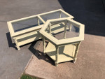 PRICE REDUCED Solid Wood Coffee Table with Matching End Table