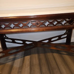 Wooden Living Room Table with Custom Marble Table Top