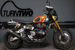2022 Triumph Scrambler 1200 XE Gold Line Baja Orange SKU: TNTAZ7284