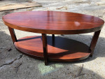 Oval coffee table