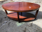 Oval coffee table