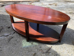 Oval coffee table