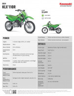 2024 Kawasaki KLX 110R L