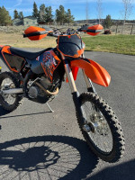 2009 KTM 250XC-F & trailer/gear