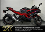 New 2024 Kawasaki Ninja® 500 ABS Passion Red/Metallic Flat Spark