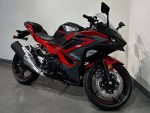New 2024 Kawasaki Ninja® 500 ABS Passion Red/Metallic Flat Spark