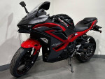New 2024 Kawasaki Ninja® 500 ABS Passion Red/Metallic Flat Spark