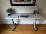 Herman Miller Everywhere Flip Top Desk Table on Wheels Made in USA