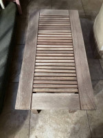 wood bench or coffee table