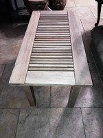 wood bench or coffee table