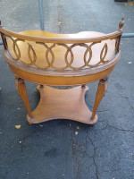 Pair Of Vintage Wood End Table 31 By 24 By 33