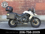 2019 Triumph Tiger 800 XCx Crystal White