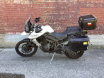 2019 Triumph Tiger 800 XCx Crystal White