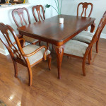 Dining table and chairs