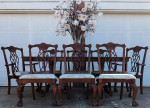 Chippendale Dining Table set Large