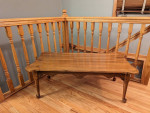 ETHAN ALLEN PORRINGER TOP COFFEE TABLE#18-8001
