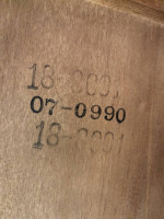 ETHAN ALLEN PORRINGER TOP COFFEE TABLE#18-8001