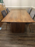 Dining table and chairs