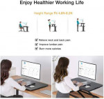 HUANUO Standing Desk Converter Height Adjustable Standup Desktop Riser