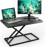 HUANUO Standing Desk Converter Height Adjustable Standup Desktop Riser