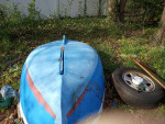 Fiberglass dinghy