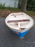Fiberglass dinghy