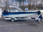 1994 Fisher SV 16 DC All Aluminum Boat w/ 60hp Mercury