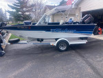 1994 Fisher SV 16 DC All Aluminum Boat w/ 60hp Mercury