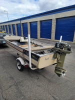 14 foot 1981 mirro craft 35hp with trailer