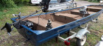 15ft Monark boat, Highlander Trailer Newport trolling moter, GPS Sonar fish find