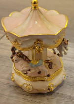 Miniature Carousel Jewelry Box