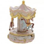 Miniature Carousel Jewelry Box