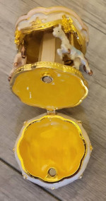 Miniature Carousel Jewelry Box