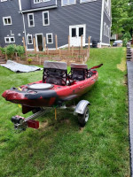 Jackson "Big Tuna" Kayak, with trailer