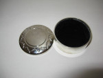 SILVER Plated Keepsake Box with Black Velvet Lining NEW IN BOX Jewelry