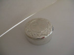 SILVER Plated Keepsake Box with Black Velvet Lining NEW IN BOX Jewelry