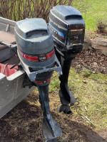 BOAT/TRAILER/TROLLING MOTOR AND 2 MOTORS