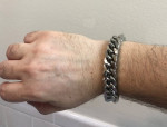 BRACELET - Men's Thick Stainless Steel Miami Cuban Link Bracelet - NEW