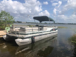 27' pontoon with trailer