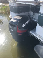 27' pontoon with trailer