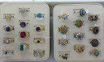 18k 14k 10k Solid Gold with Stamps Collection of Men's & Lady's Rings