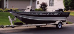 1993 Smokercraft ProMag 161 60HP Mercury aluminum fishing boat