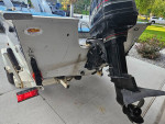 1993 Smokercraft ProMag 161 60HP Mercury aluminum fishing boat