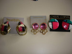 ***Vintage Retro 80's Chunky Post Back Earrings***
