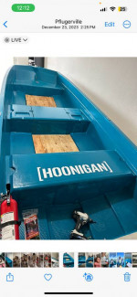 Boat with motor