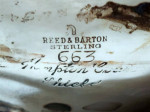 Vintage REED & BARTON No. 663 Hampton Court Shield Sterling Silver Set