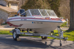 1987 Glastron Z16 with Custom Cover - 2003 90 HP Mercury