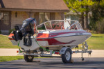 1987 Glastron Z16 with Custom Cover - 2003 90 HP Mercury