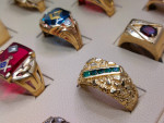Vintage 14k&10k Solid Gold Masonic/Band Men's Rings Diamonds Onyx Ruby